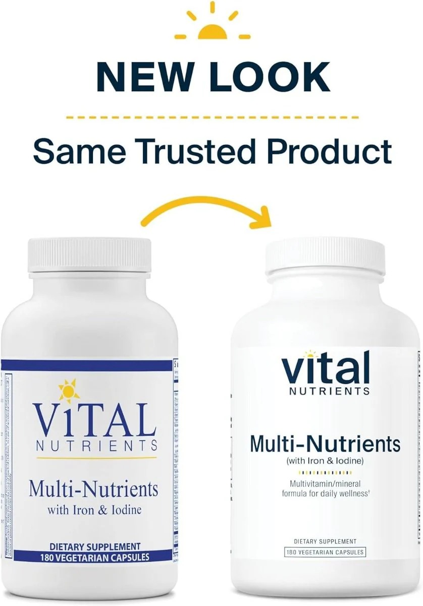 Multi-Nutrients (with Iron & Iodine) 180 Veggie Caps - Image 6