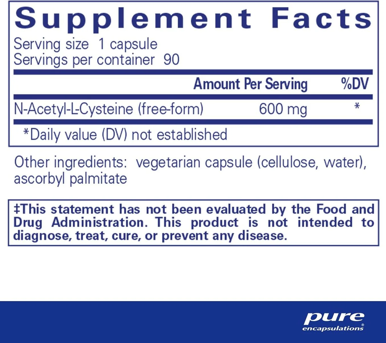 NAC 600 MG 90 Veggie Caps - Image 2