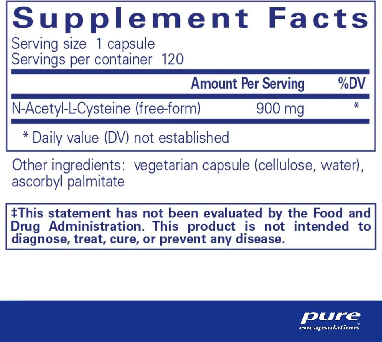 Nac 900 MG 120 Veggie Caps - Image 2