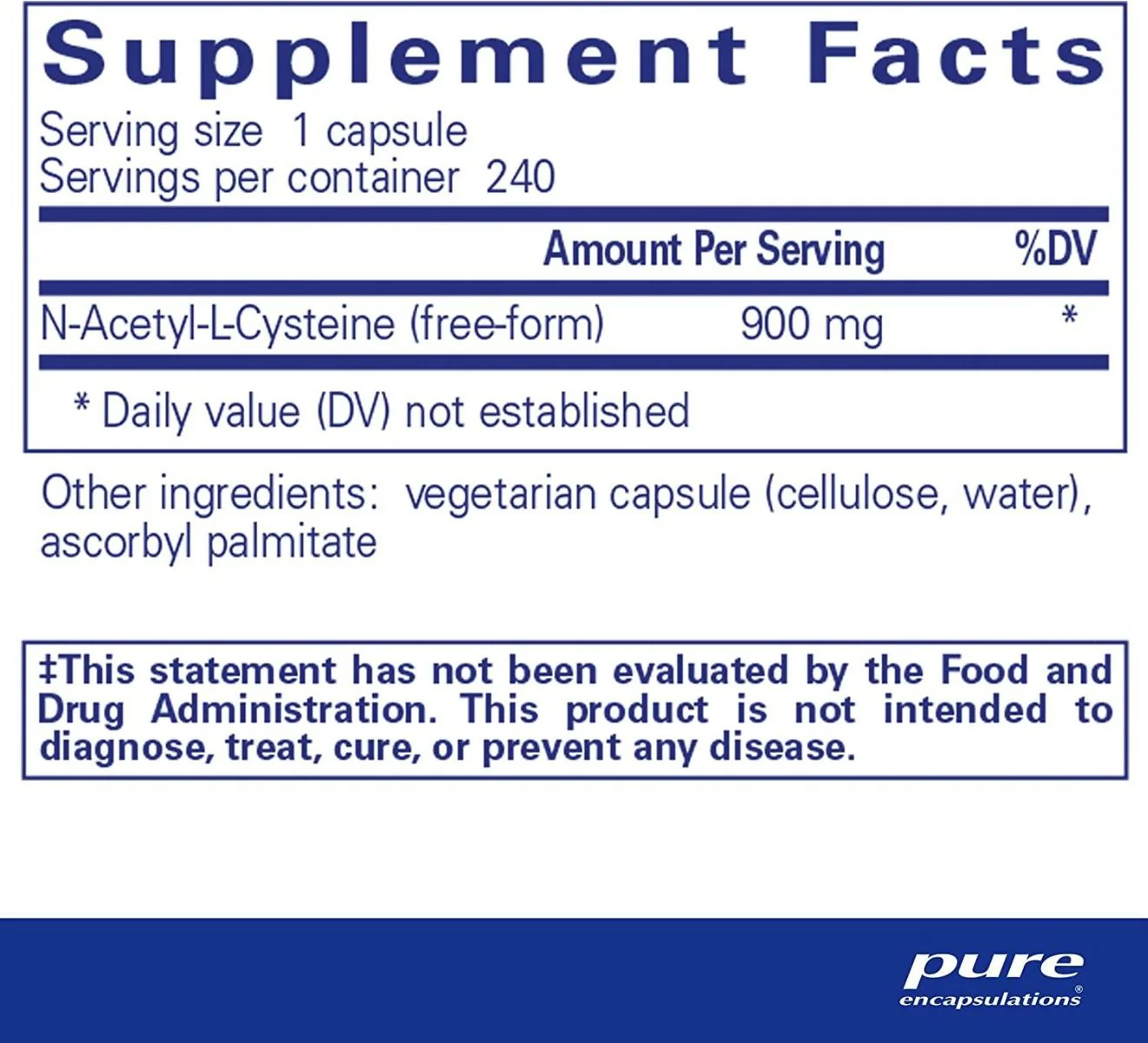 NAC 900 MG 240 Veggie Caps - Image 2