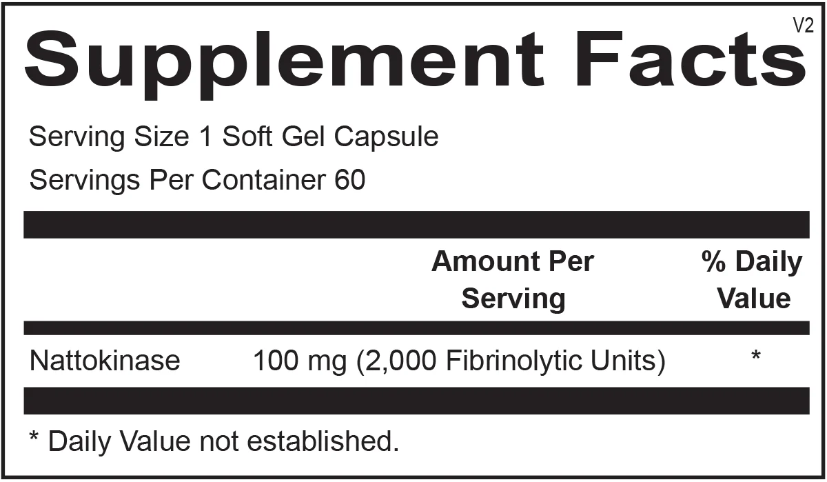 Nattokinase 60 Softgels - Image 2