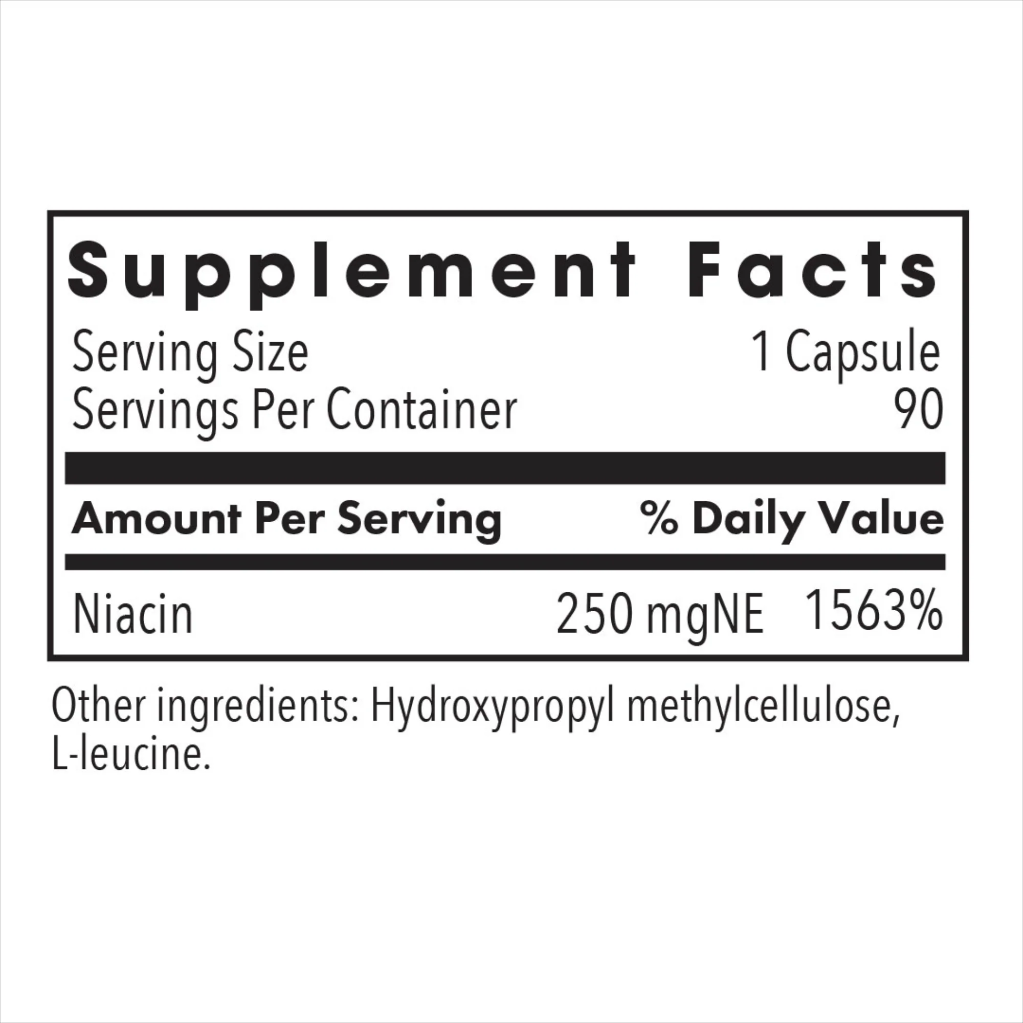 Niacin (Vitamin B3) 90Veggie Caps - Image 3