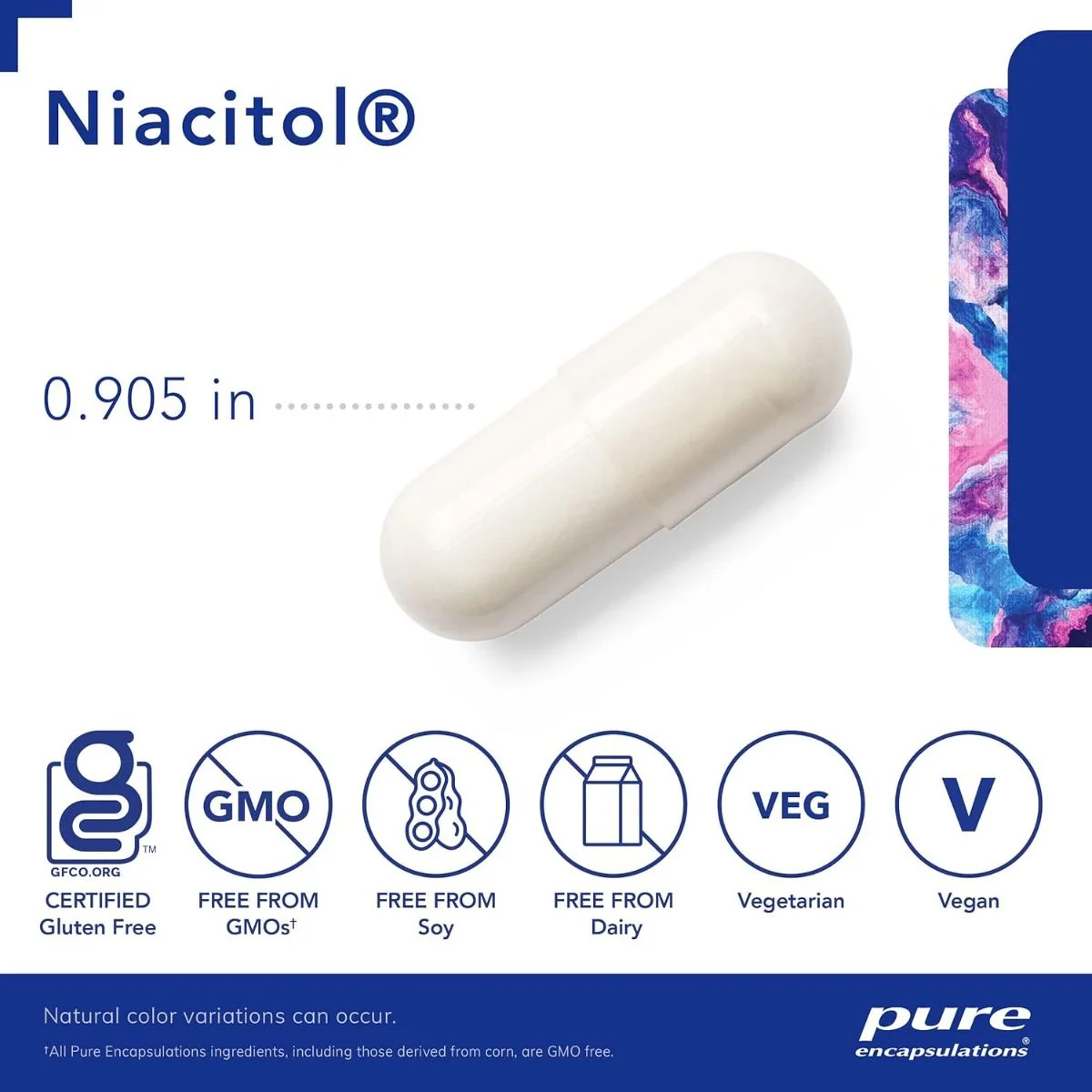 Niacitol 650 MG 180 Veggie Caps - Image 2
