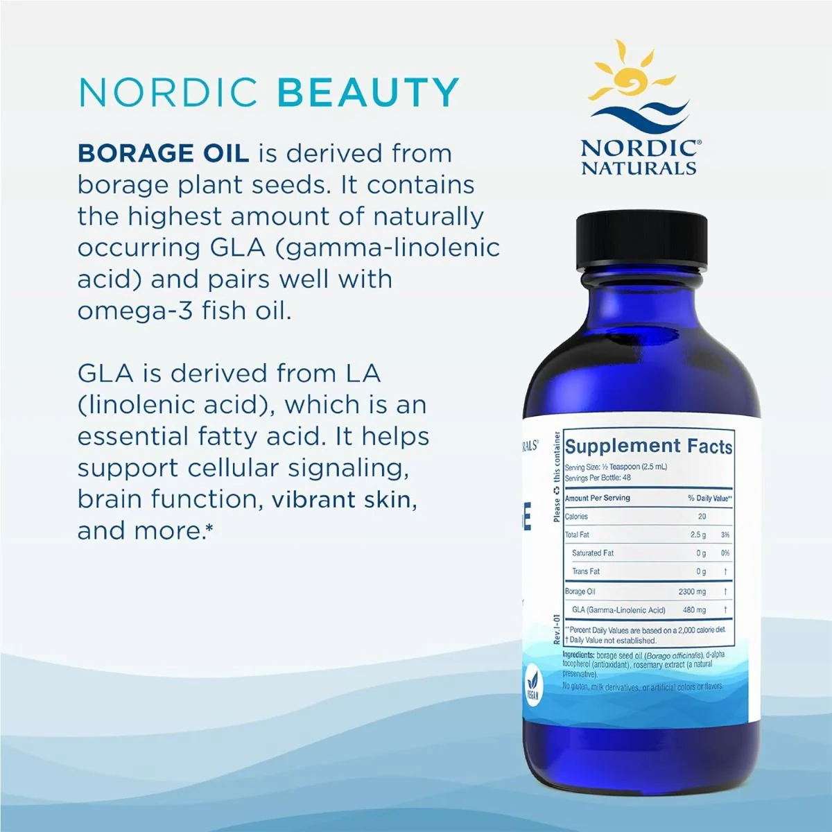 Nordic Beauty Borage Oil (formerly Nordic Gla) 4 Oz Oil Unflavored - Image 4