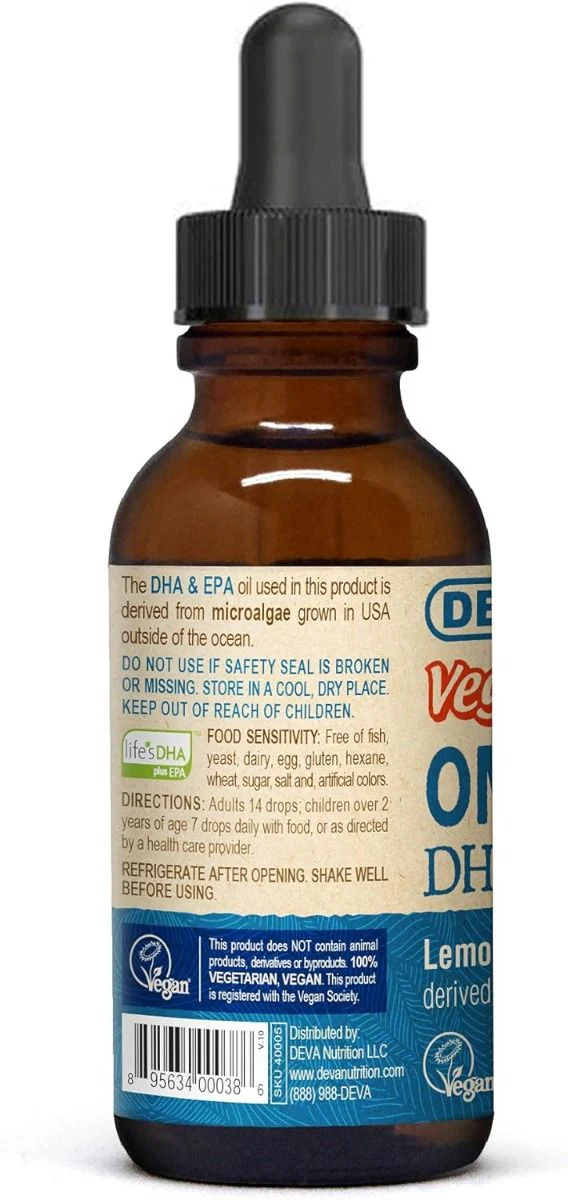 Omega 3 DHA EPA 2 fl oz (60 mL)LiquidLemon - Image 2