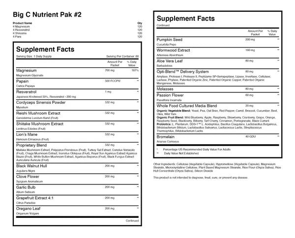 Big C Nutrient Paks Bundle - Image 3