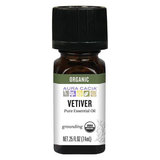 Organic Essential Oil - Vetiver .25 ozOil