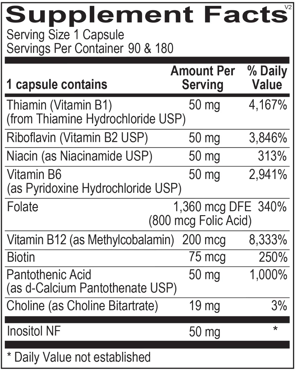 Ortho B Complex 90 Capsules - Image 2
