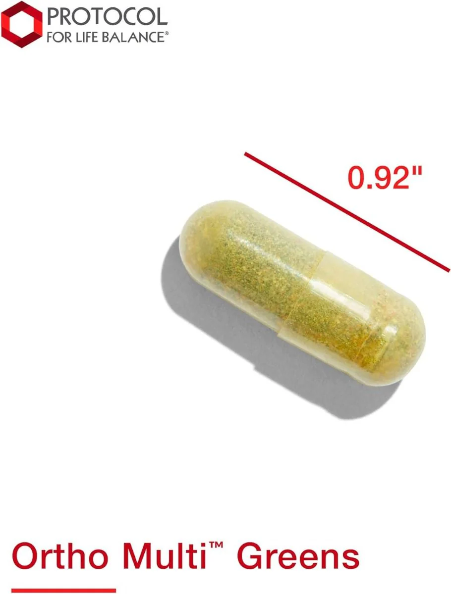 Ortho Multi Greens Iron-Free 180c 180Veggie Caps - Image 5