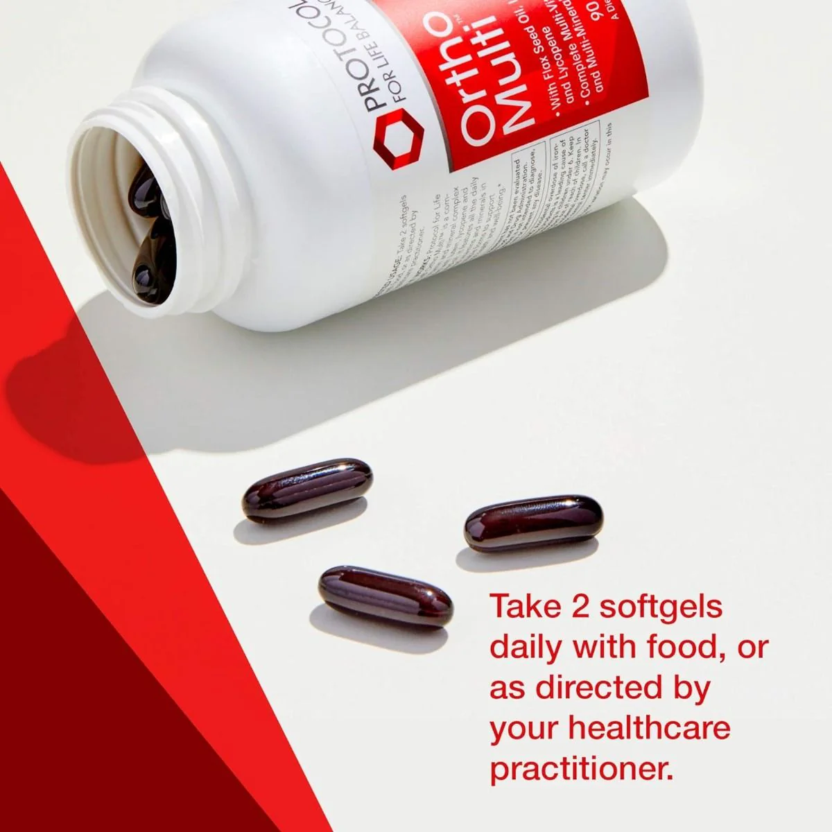 Ortho Multi w/Flax Oil 400 MG 90 Softgels - Image 4