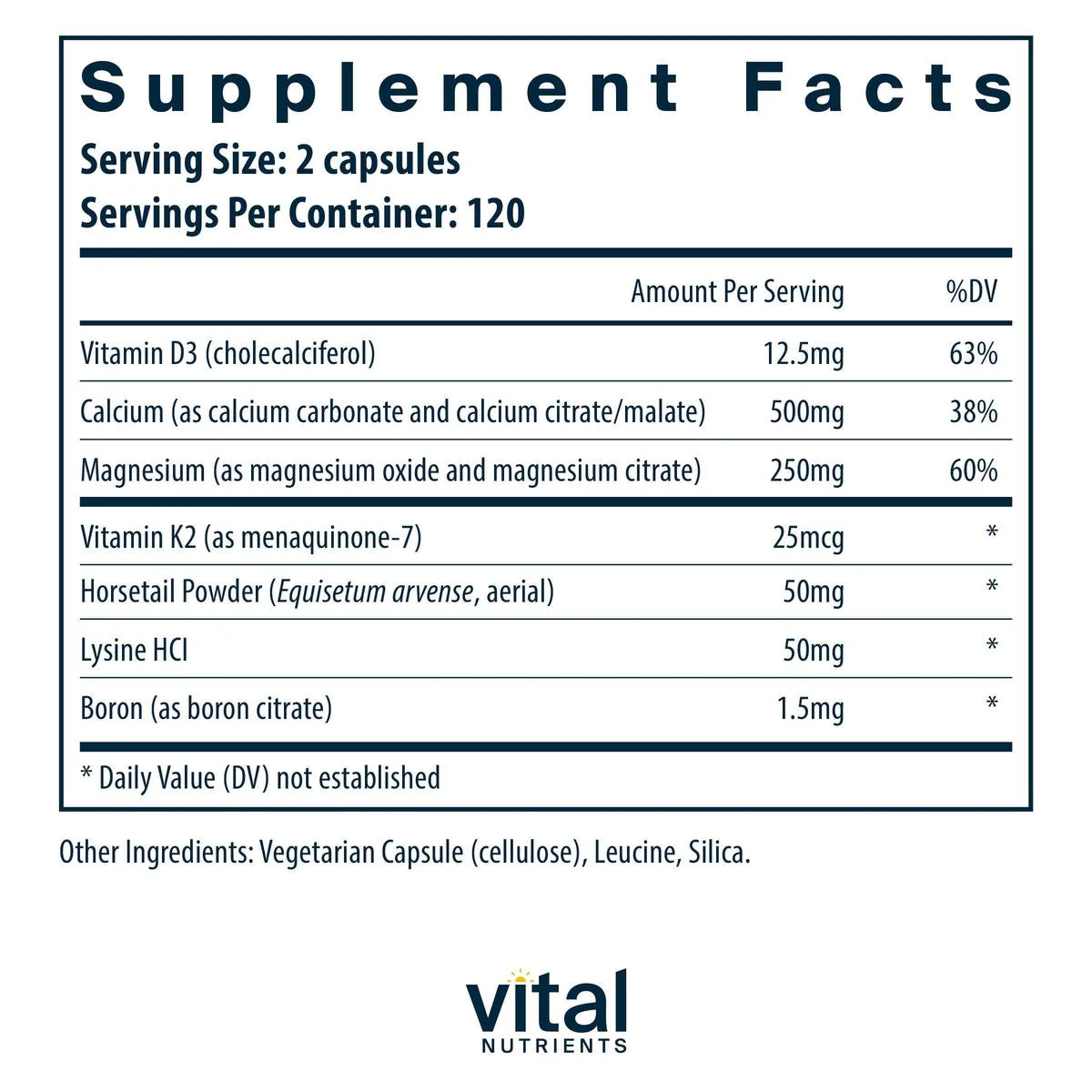 Osteo-Nutrients II 240 Capsules - Image 2