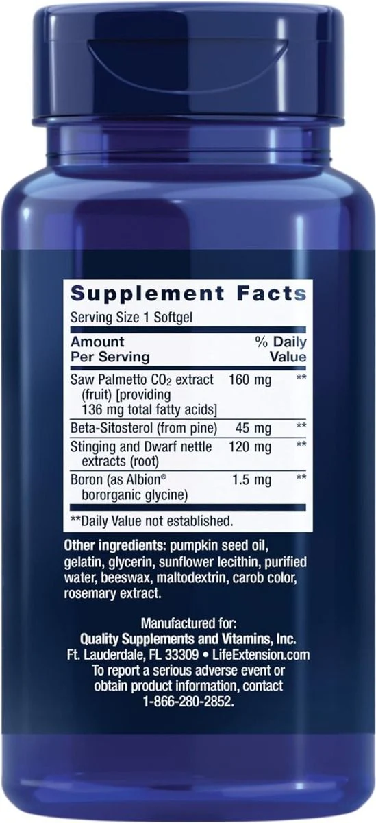 PalmettoGuard Saw Palmetto/Nettle Root Formula with Beta-Sitosterol - Image 2