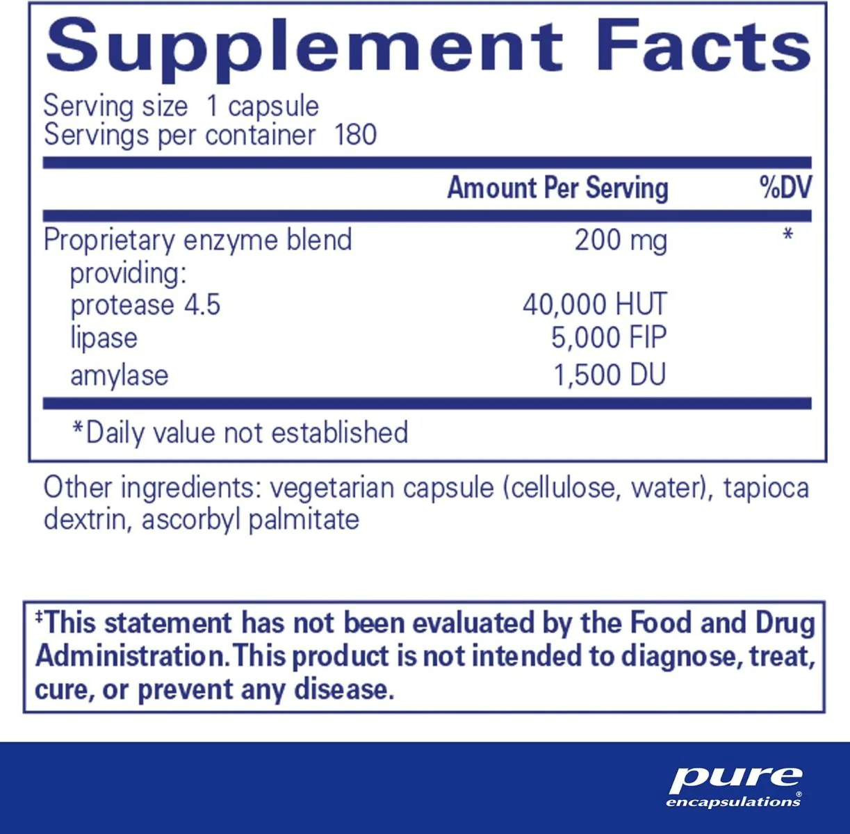 Pancreative Vegenzymes 180 Capsules - Image 2