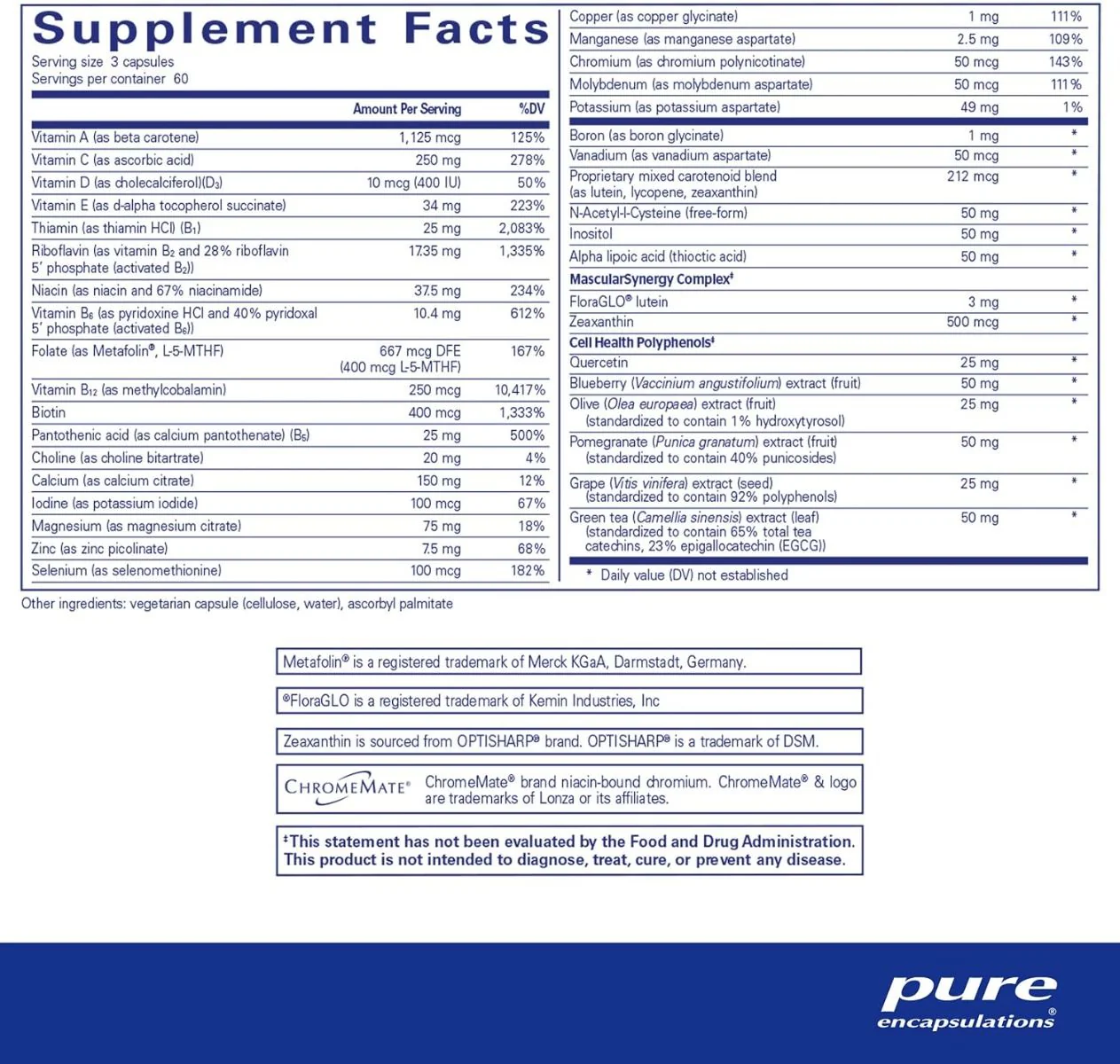 Polyphenol Nutrients 180 Veggie Caps - Image 2