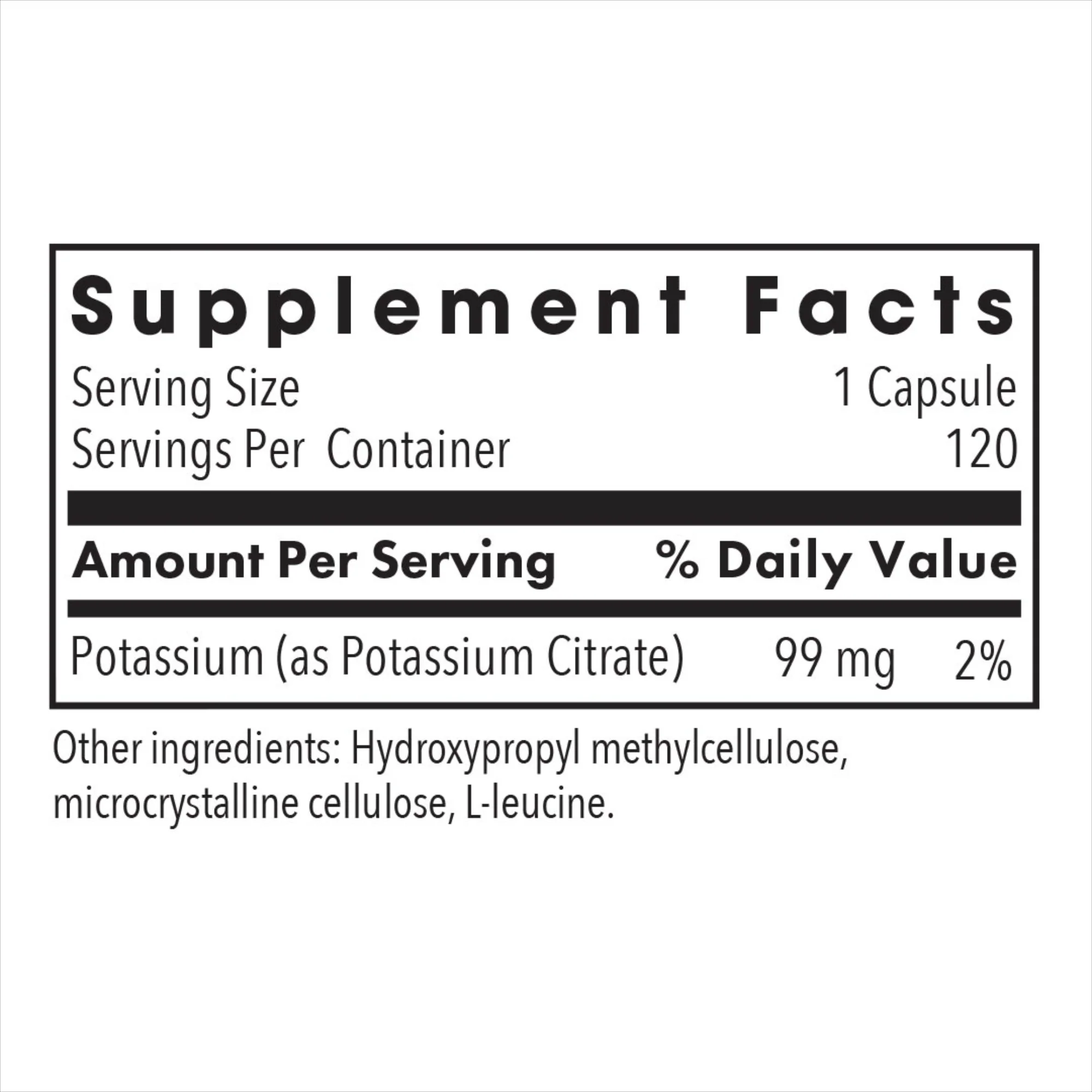 Potassium Citrate 120Veggie Caps - Image 3