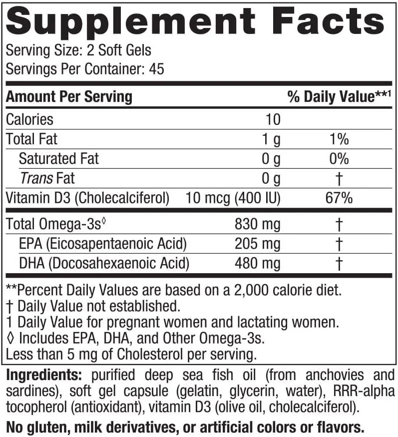 Prenatal DHA 90 Softgels Unflavored - Image 2