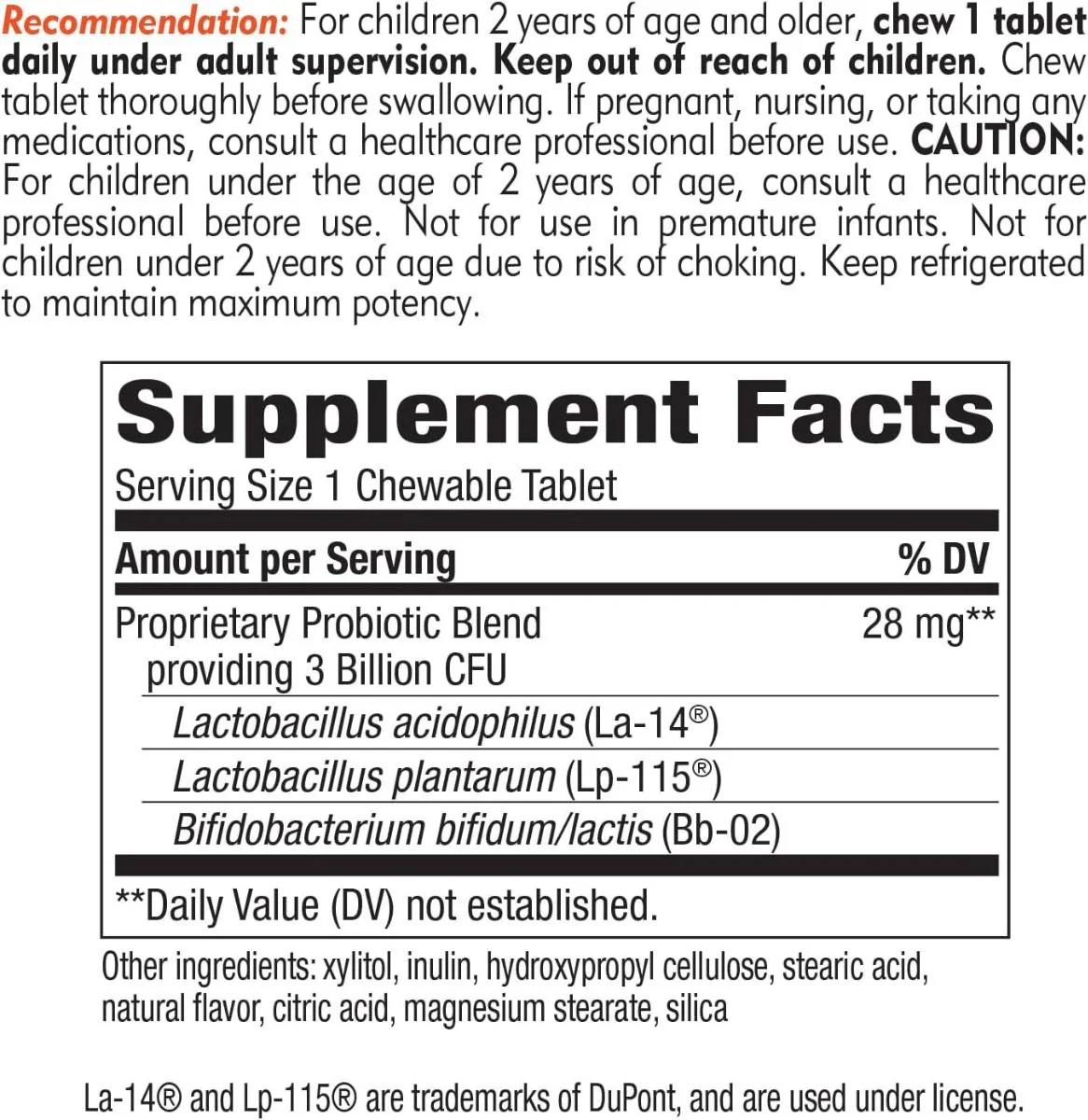 Primadophilus Kids 30Chewable TabletsOrange - Image 7