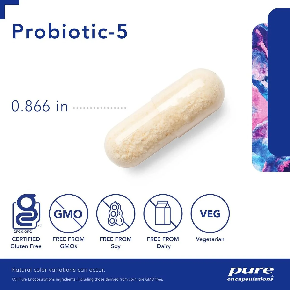 Probiotic-5 (Dairy Free) 60 Capsules - Image 3