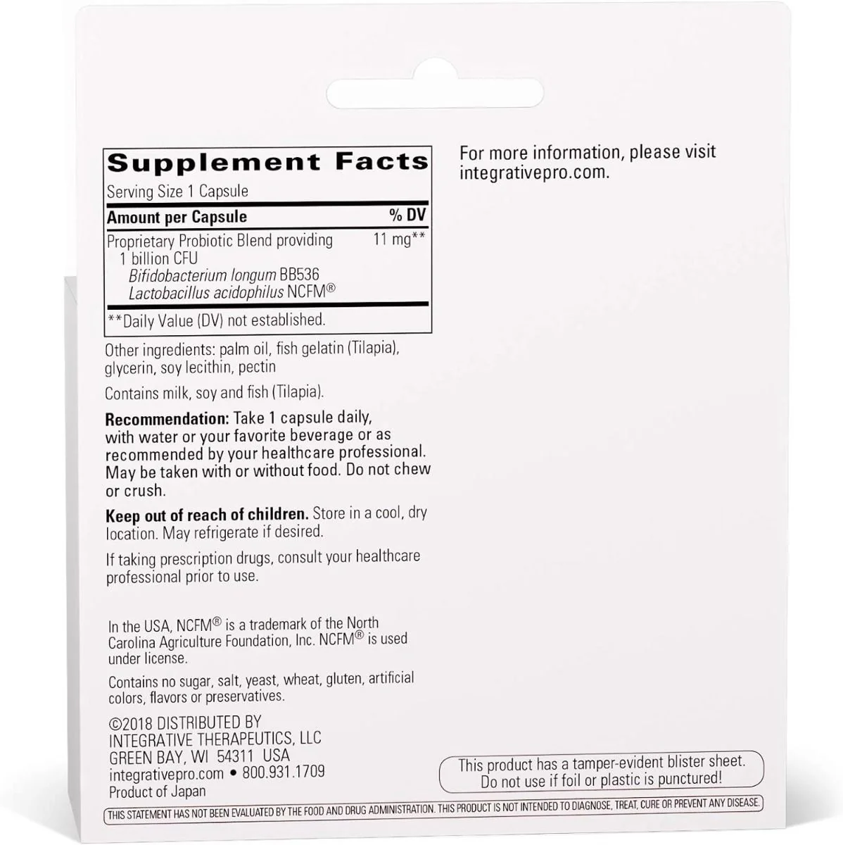 Probiotic Pearls 90 Capsules - Image 2