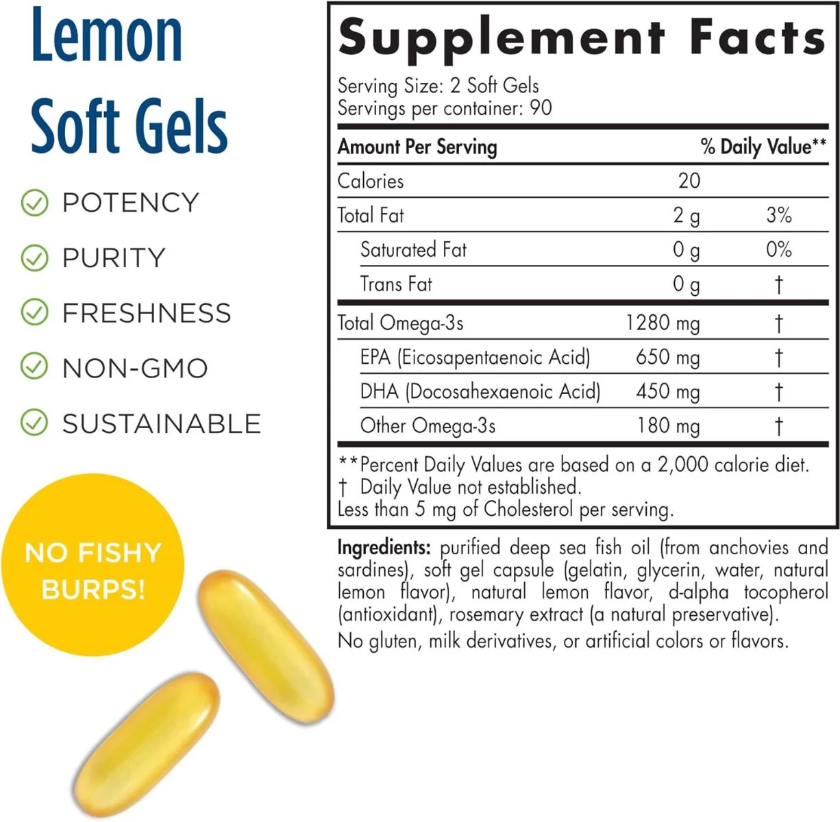 ProOmega Lemon 180 Lemon - Image 2