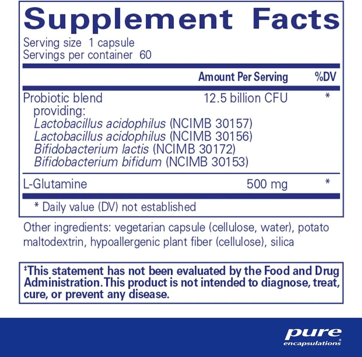 Pure Bio-Ome G.I. 60 Veggie Caps - Image 2