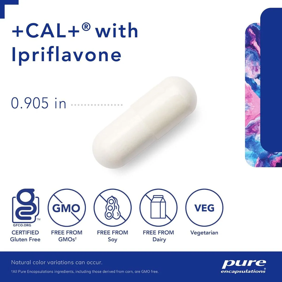 +CAL+ with Ipriflavone 351 Veggie Caps - Image 3