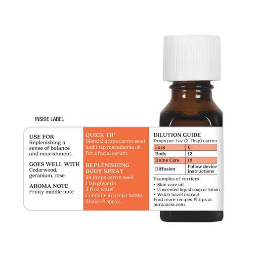 Pure Essential Oil Carrot Seed .5 fl. oz. (15 ml)Oil - Image 6