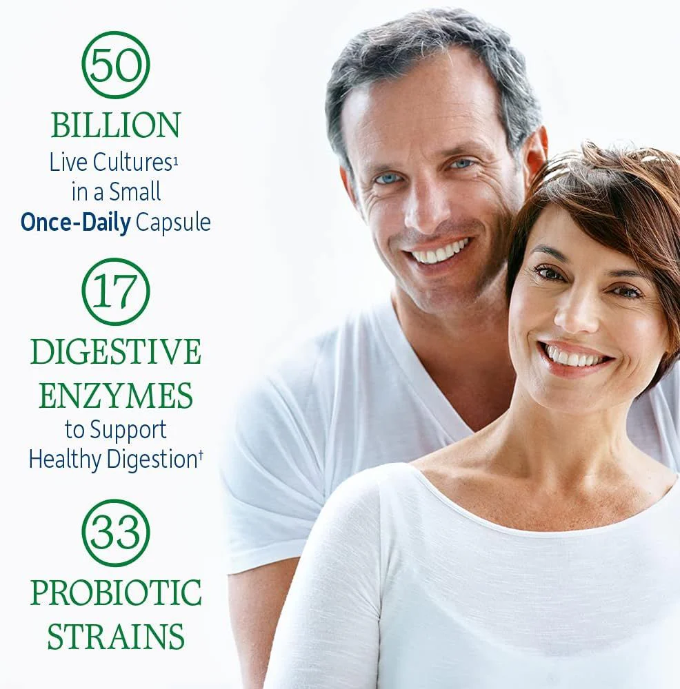RAW Probiotics Colon Care Shelf Stable 50 Billion 30 Veggie Caps - Image 8