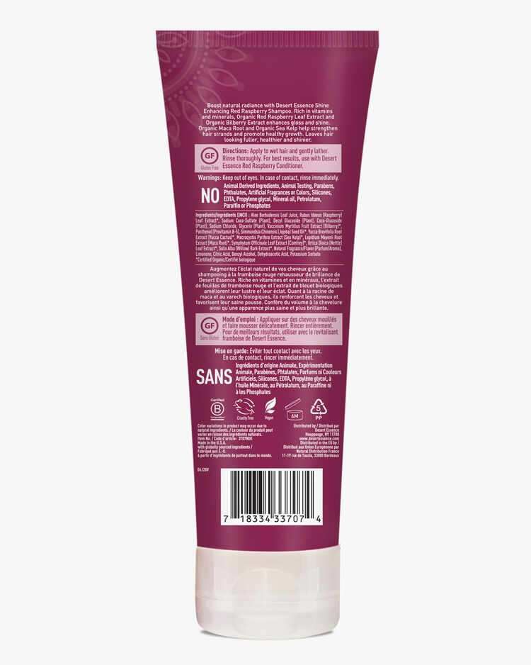 Red Raspberry Shampoo For Shine Enhancing 8 Fl. Oz. Liquid - Image 2