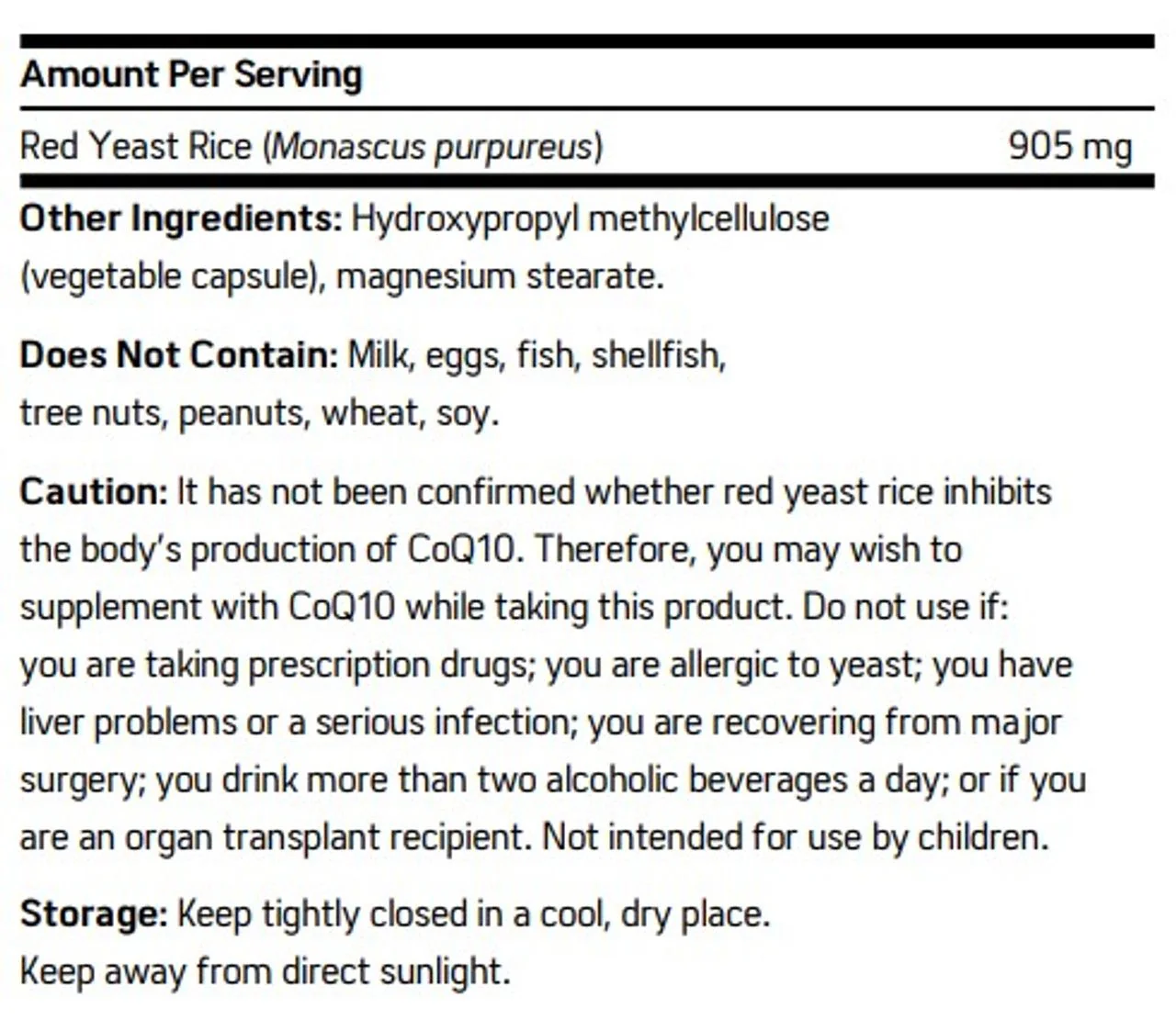 Red Yeast Rice 90 Veggie Caps - Image 2
