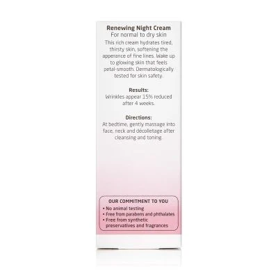 Renewing Night Cream - Wild Rose 1 fl oz Cream - Image 2