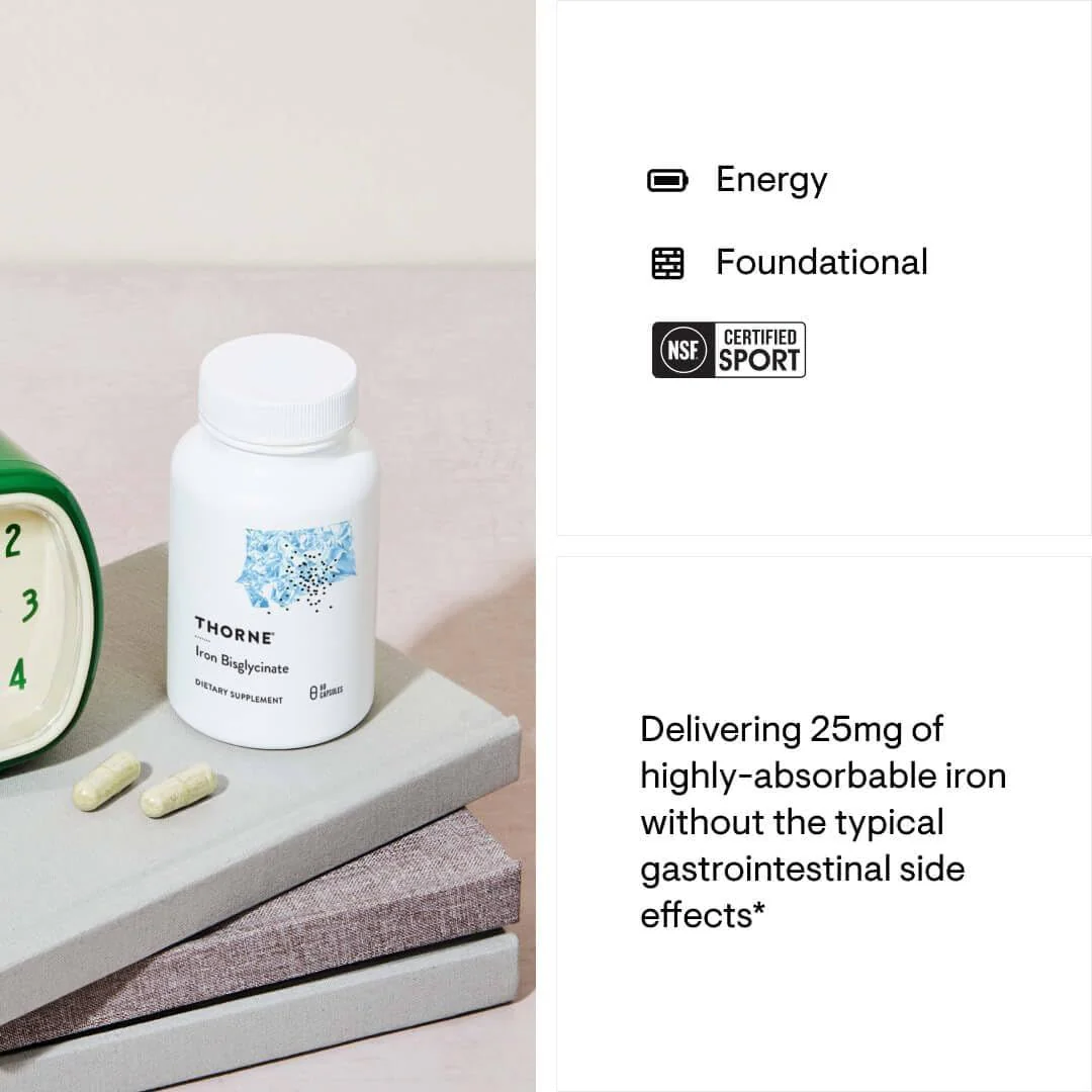 Iron Bisglycinate 60 Capsules - Image 4