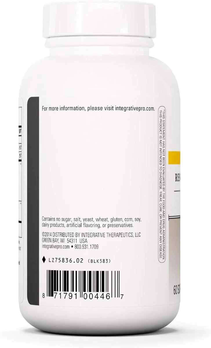 Resveratrol Ultra High Potency 60 Softgels - Image 3