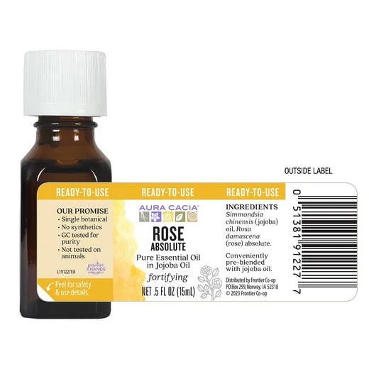 Rose Absolute in Jojoba Oil .5 fl. oz. (15 ml)Oil - Image 5