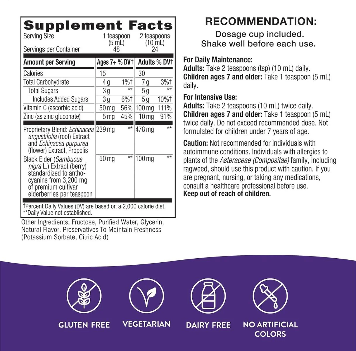 Sambucus Immune Oz Syrup Black Elderberry - Image 12