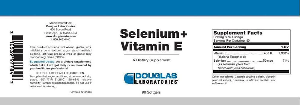 Selenium + Vitamin E 90 Softgels - Image 3