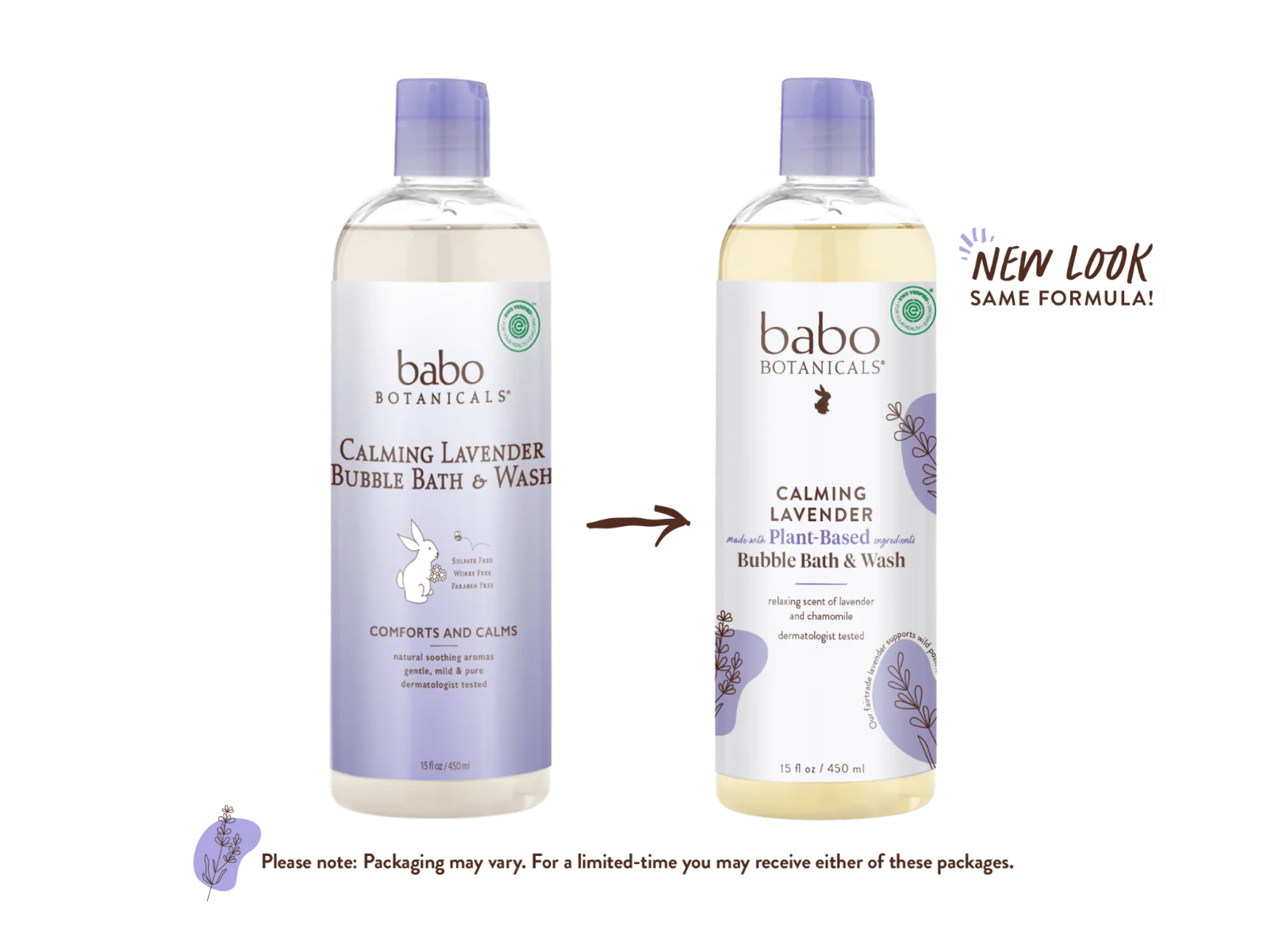 Shampoo Bubblebath and Wash - Calming 15 fl ozLavender - Image 8