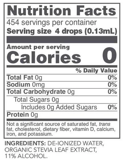 Stevia Extract Liquid 2 Fl. Oz Drops - Image 2