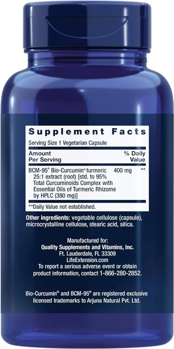 Super Bio-Curcumin 60 Veggie Caps - Image 2