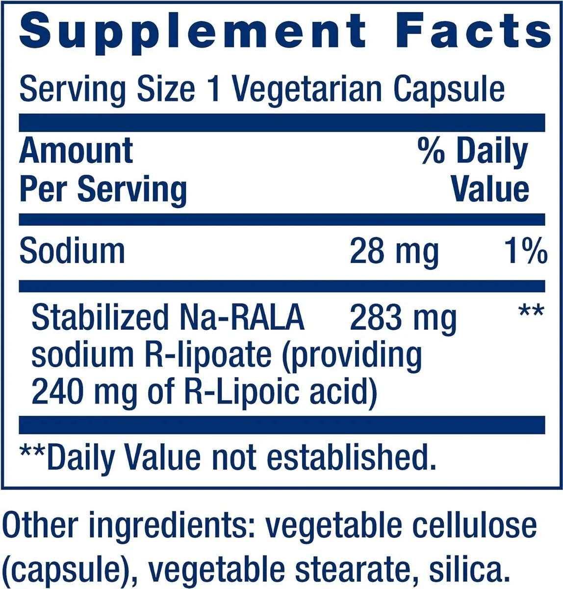 Super R-Lipoic Acid 240 MG 60 Veggie Caps - Image 10