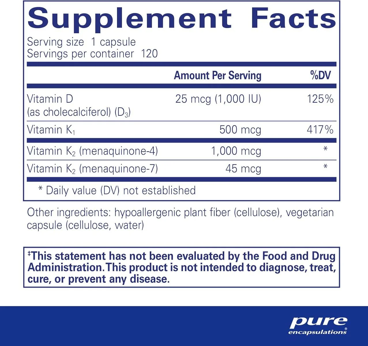 Synergy K 120 Capsules - Image 2
