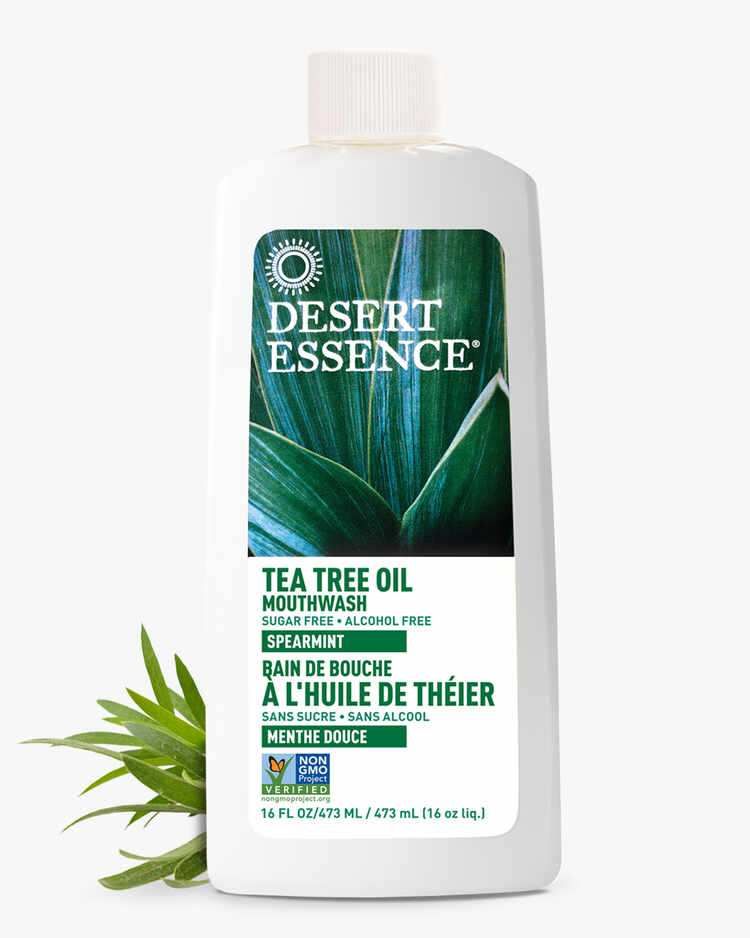 Tea Tree Oil 16 Fl. Oz Mouthwash Spearmint