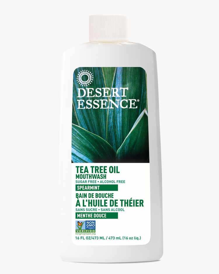 Tea Tree Oil 16 Fl. Oz Mouthwash Spearmint - Image 3