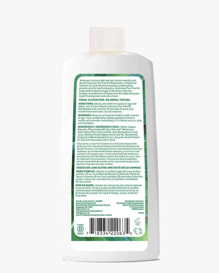 Tea Tree Oil 8 Fl. Oz. Mouthwash Spearmint - Image 3