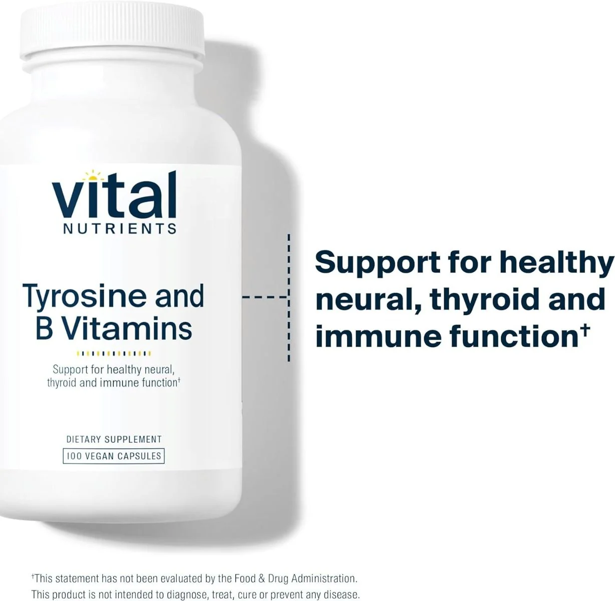 Tyrosine and B-Vitamins 100 Capsules - Image 7