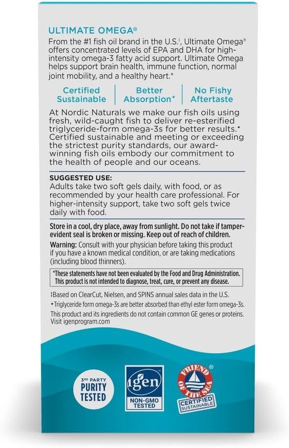 Ultimate Omega Softgels Lemon - Image 3