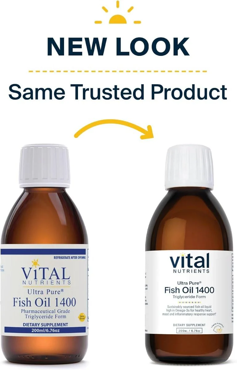 Ultra Pure Fish Oil 1400 200mlLiquidLemon - Image 6