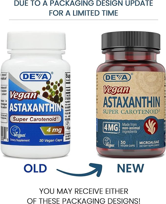 Vegan Astaxanthin 4 MG 30 Vegan Capsules - Image 3