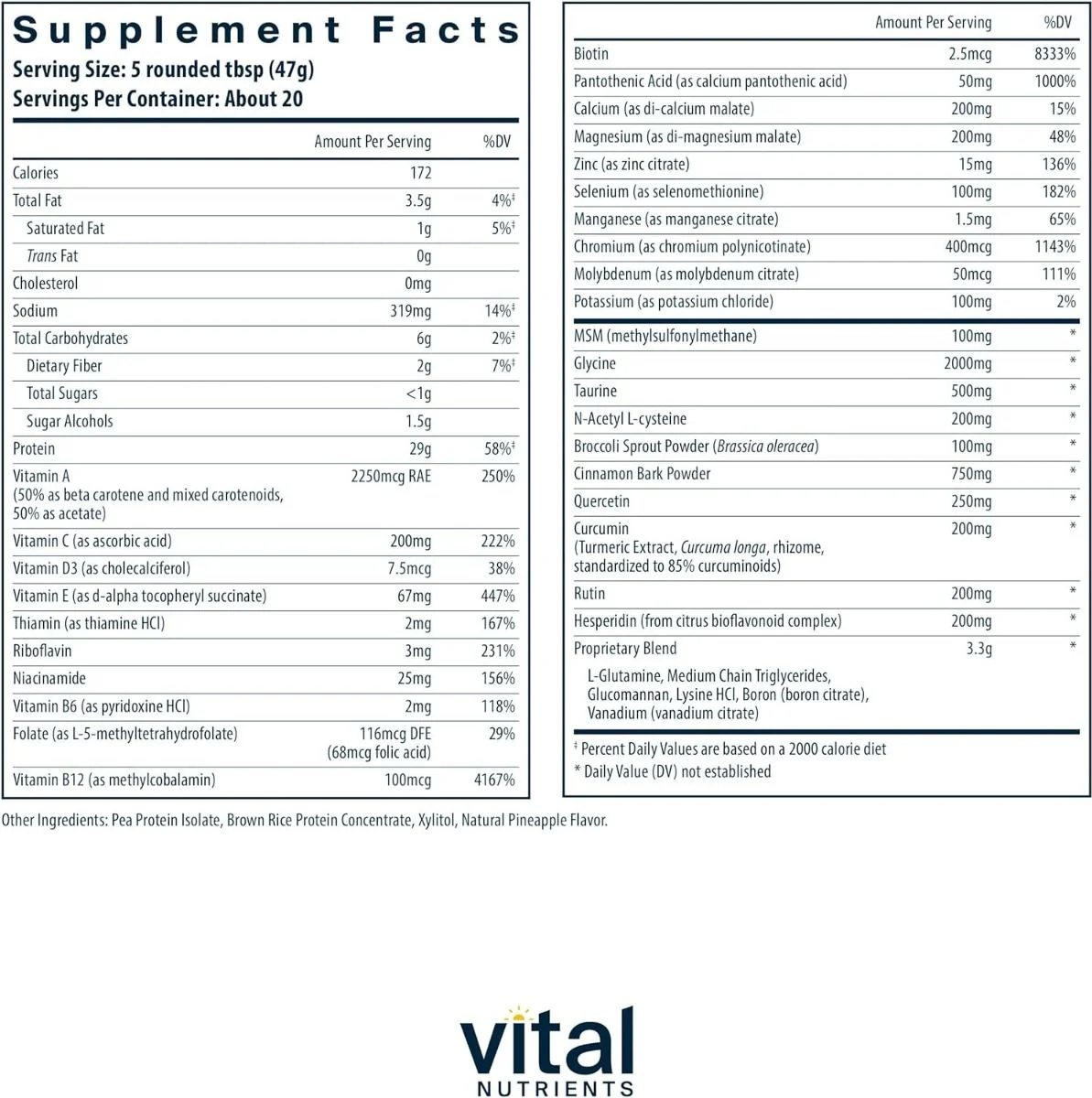 Vital Clear 942g Powder - Image 2