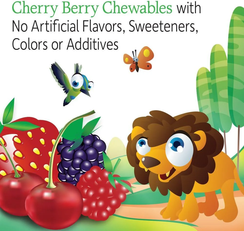 Vitamin Code Kids Chewable Tablets Cherry Berry - Image 4